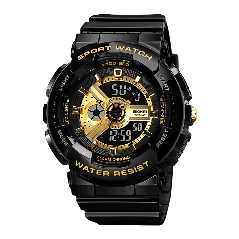 Skmei 1689 Ladies Waterproof Dual Digital LED Sports Watch - Top G Watches