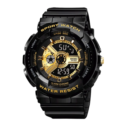 Skmei 1689 Ladies Waterproof Dual Digital LED Sports Watch - Top G Watches