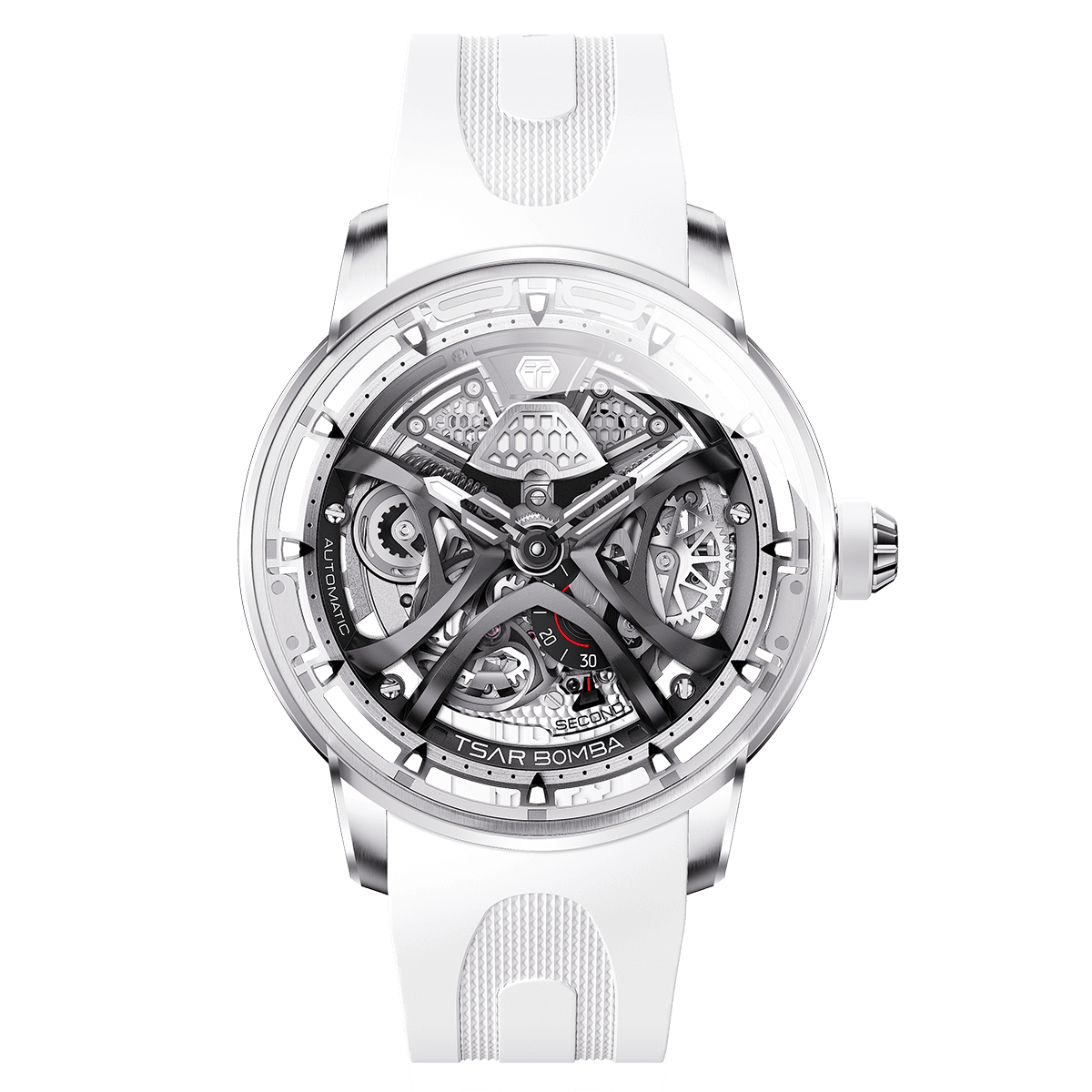 Official TSAR BOMBA Skunk Works T1 Skeleton Automatic Watch