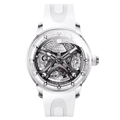 Official TSAR BOMBA Skunk Works T1 Skeleton Automatic Watch