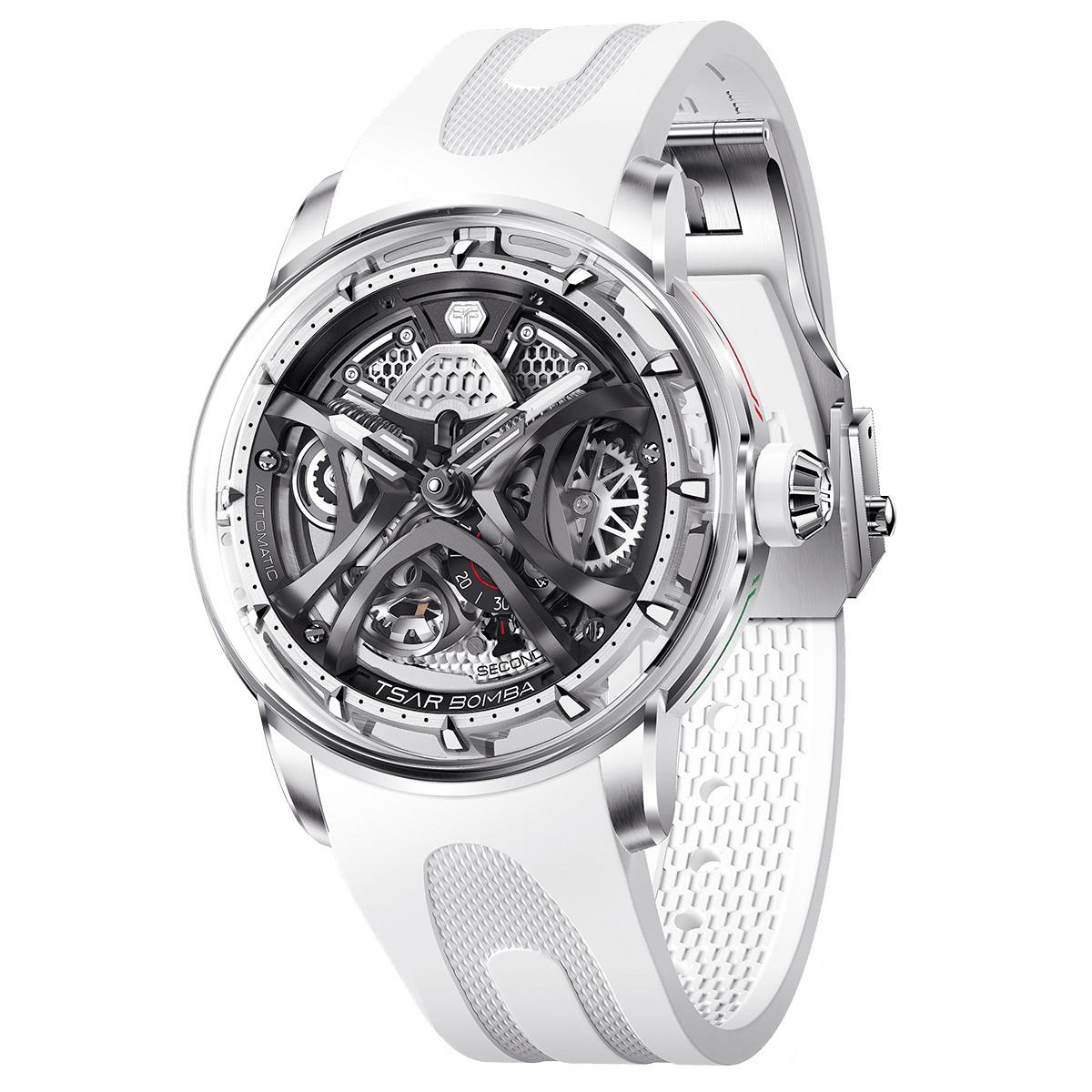 Official TSAR BOMBA Skunk Works T1 Skeleton Automatic Watch