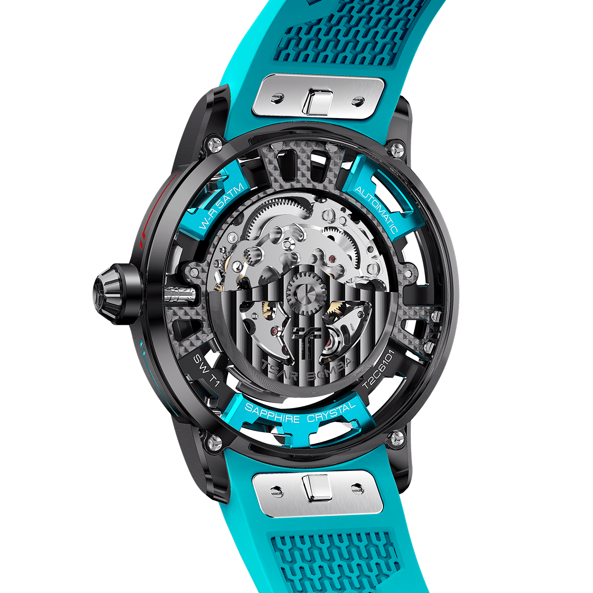 Official TSAR BOMBA Skunk Works T1 Skeleton Automatic Watch