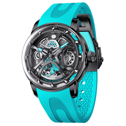 Official TSAR BOMBA Skunk Works T1 Skeleton Automatic Watch