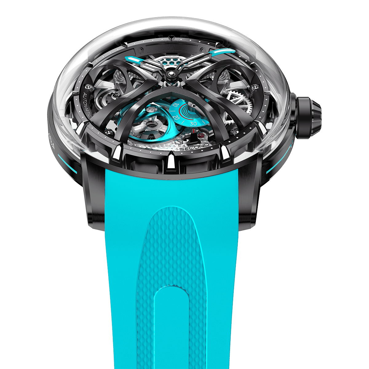 Official TSAR BOMBA Skunk Works T1 Skeleton Automatic Watch