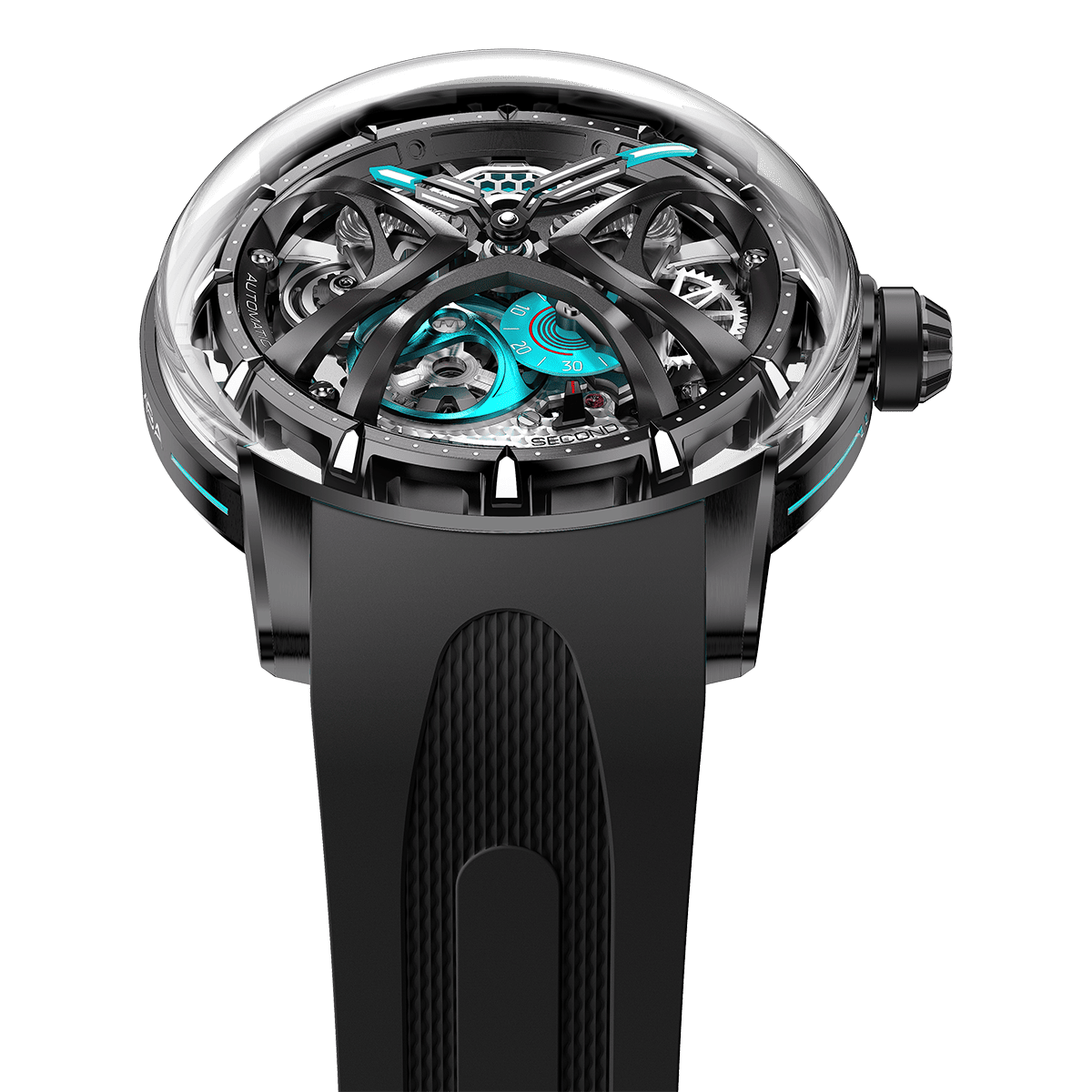 Official TSAR BOMBA Skunk Works T1 Skeleton Automatic Watch