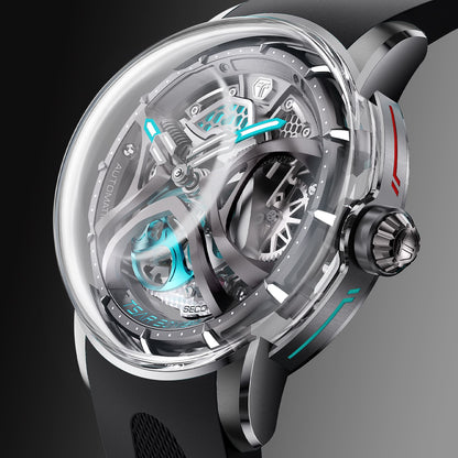 Official TSAR BOMBA Skunk Works T1 Skeleton Automatic Watch