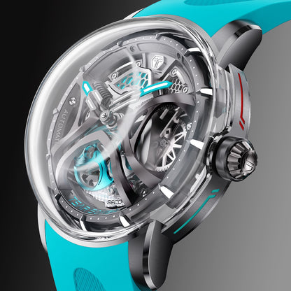 Official TSAR BOMBA Skunk Works T1 Skeleton Automatic Watch