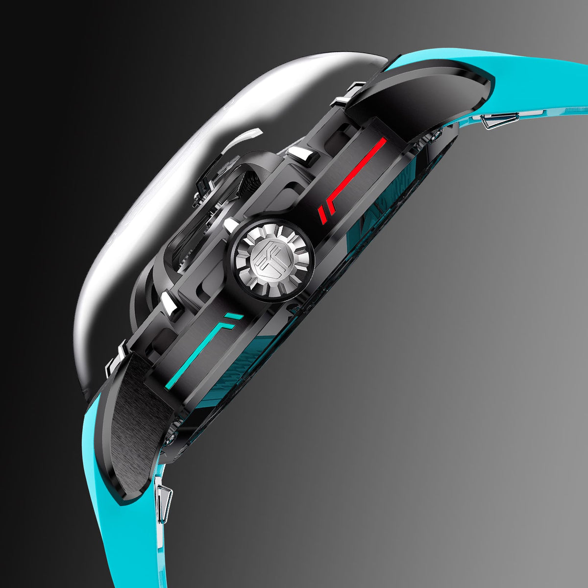 Official TSAR BOMBA Skunk Works T1 Skeleton Automatic Watch