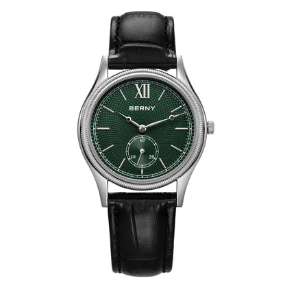 BERNY 2944M Men's Vintage Quartz Dress Watch | Miyota Movement - Top G Watches