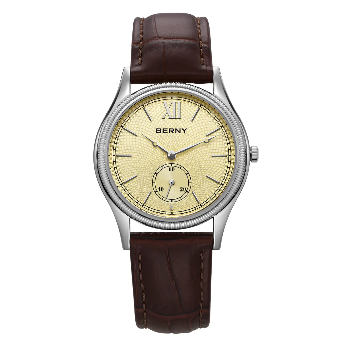 BERNY 2944M Men's Vintage Quartz Dress Watch | Miyota Movement - Top G Watches