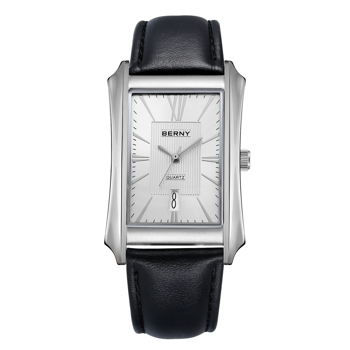 BERNY 2726M Men's Rectangular Quartz Dress Watch - Top G Watches