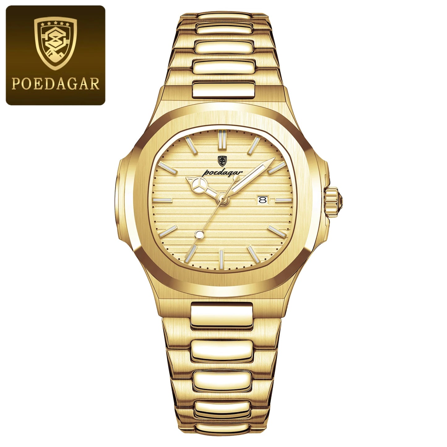 Luxury Poedagar P789 Waterproof Stainless-Steel Quartz Ladies Watch - Top G Watches
