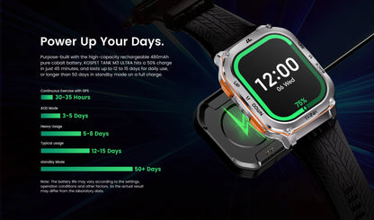 KOSPET TANK M3 Ultra – Rugged Dual-Band GPS Smartwatch