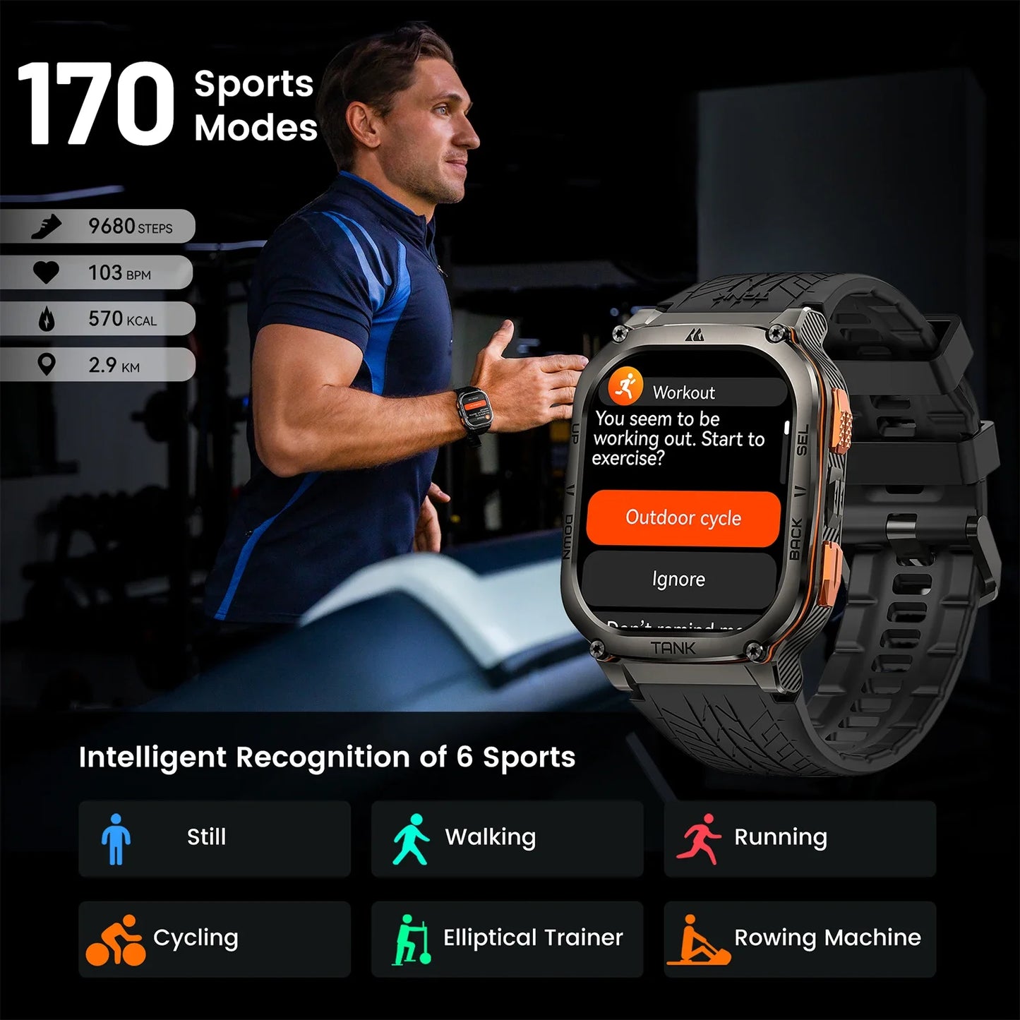KOSPET TANK M3 Ultra – Rugged Dual-Band GPS Smartwatch