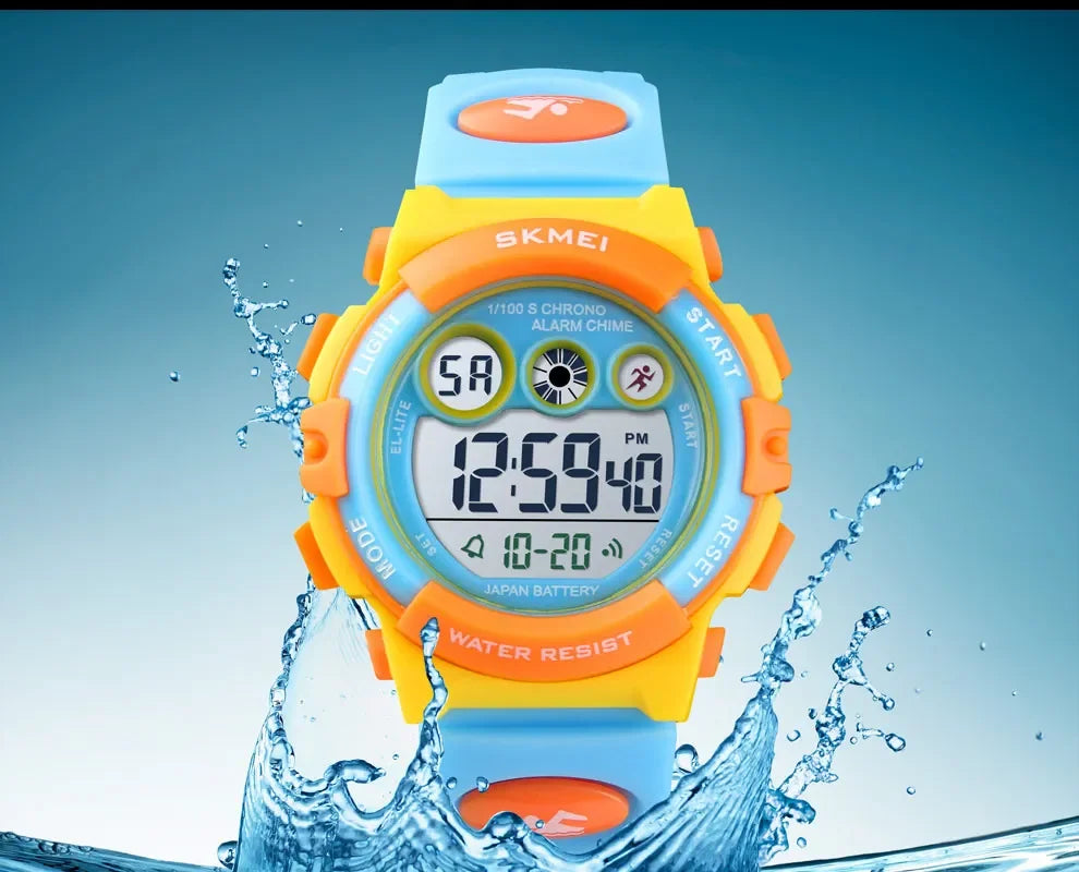 SKMEI 1451 Digital Sports Watch – 50m Waterproof Kids & Youth Watch