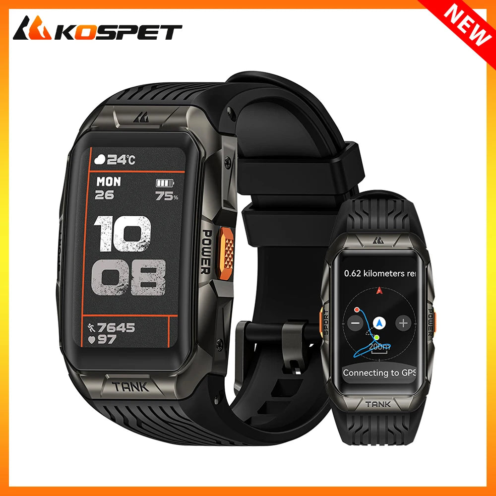 KOSPET TANK X2 Ultra – Rugged GPS Smart Band