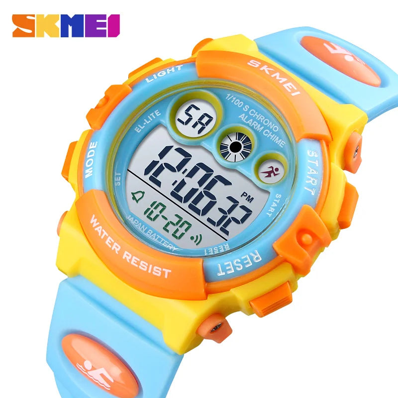 SKMEI 1451 Digital Sports Watch – 50m Waterproof Kids & Youth Watch