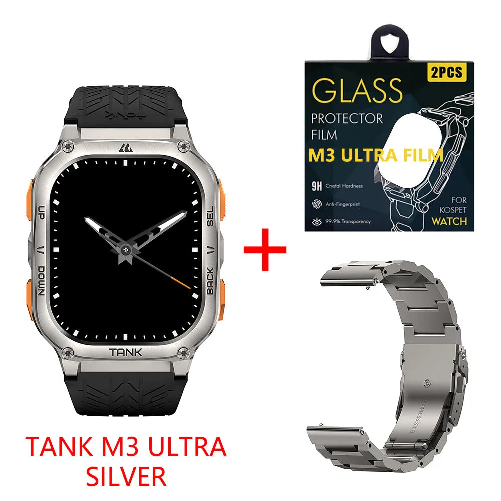 KOSPET TANK M3 Ultra – Rugged Dual-Band GPS Smartwatch