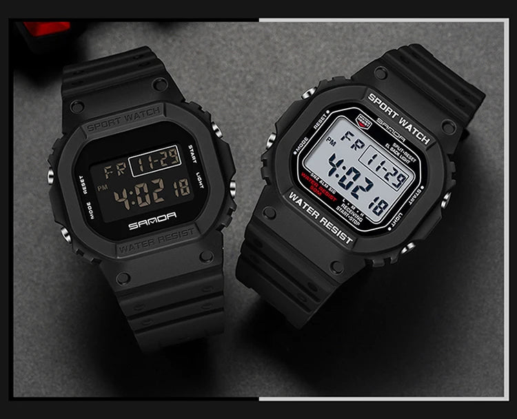 SKMEI Kids Digital Sports Watch – 50m Waterproof Shockproof – 2107