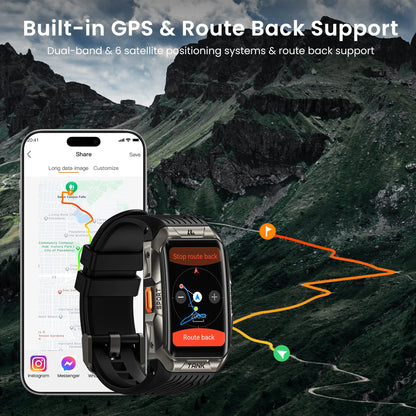 KOSPET TANK X2 Ultra – Rugged GPS Smart Band
