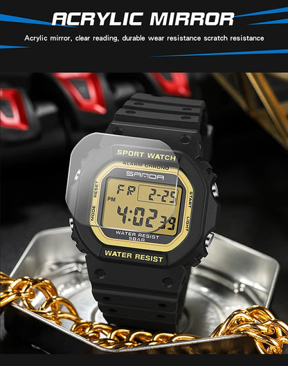 SKMEI Kids Digital Sports Watch – 50m Waterproof Shockproof – 2107