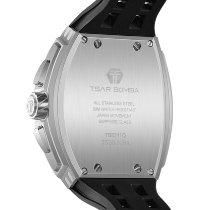 Official TSAR BOMBA Elemental Series Quartz Waterproof Mechanical Watch MK2 - TB8211Q-II