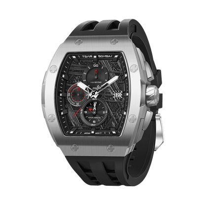 Official TSAR BOMBA Elemental Series Quartz Waterproof Mechanical Watch MK2 - TB8211Q-II