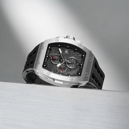 Official TSAR BOMBA Elemental Series Quartz Waterproof Mechanical Watch MK2 - TB8211Q-II