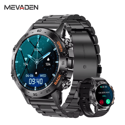 IronPulse Pro Rugged Smartwatch – Bluetooth Calling, 100+ Sports & IP68 Design