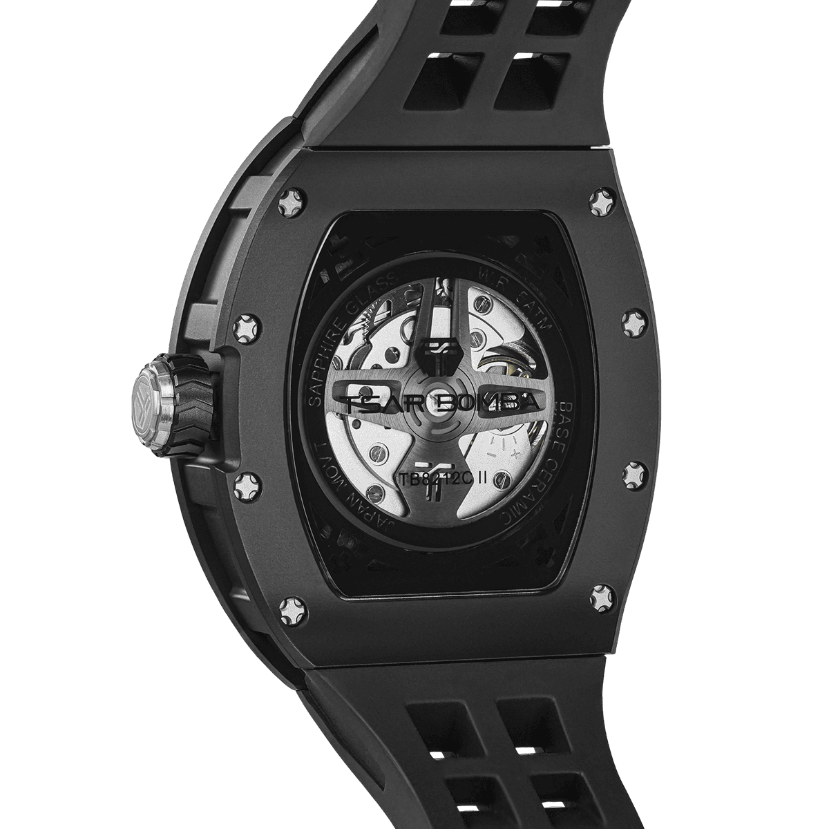 Official TSAR BOMBA Carbon Fibre Ceramic Kinetic Energy Automatic Watch – TB8212