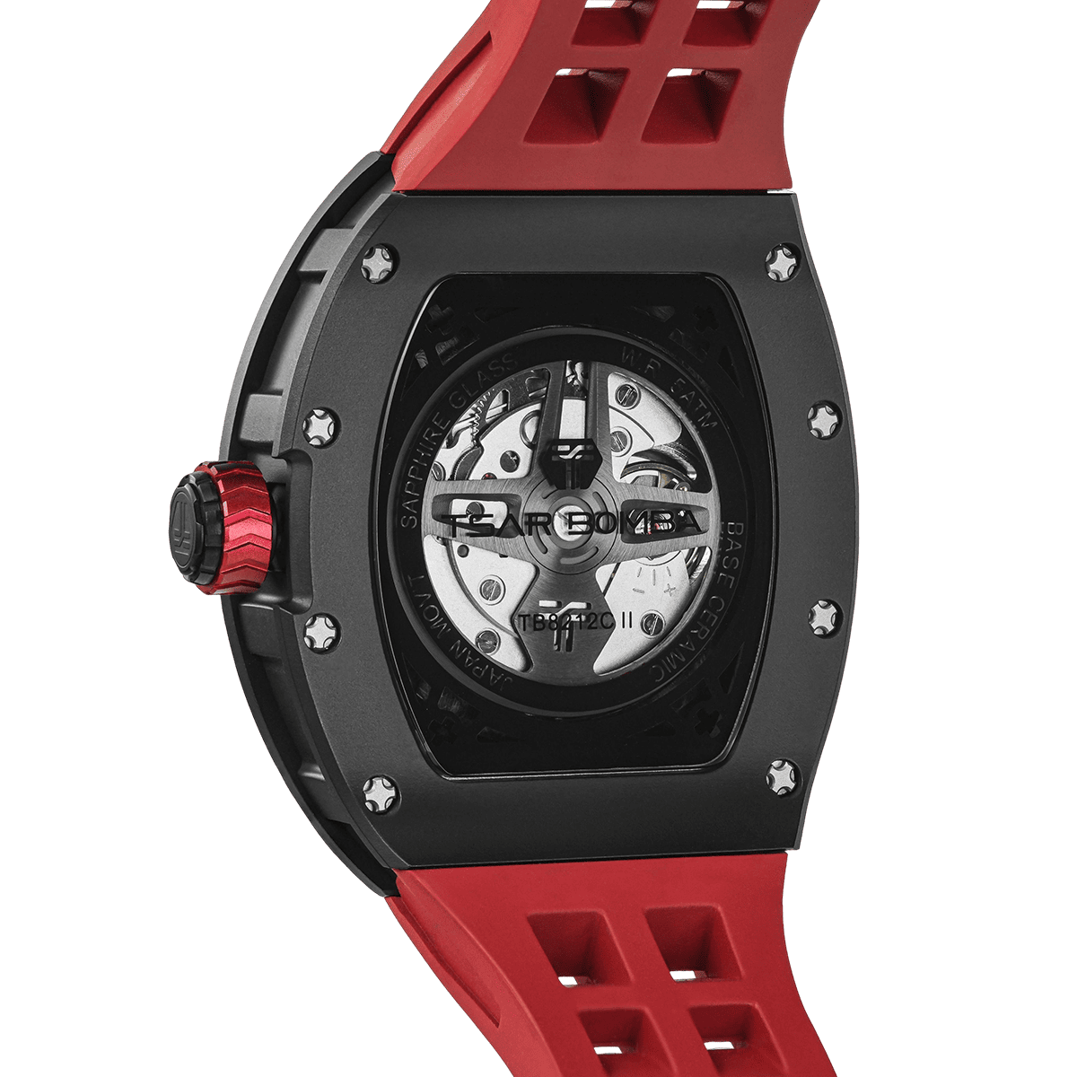 Official TSAR BOMBA Carbon Fibre Ceramic Kinetic Energy Automatic Watch – TB8212