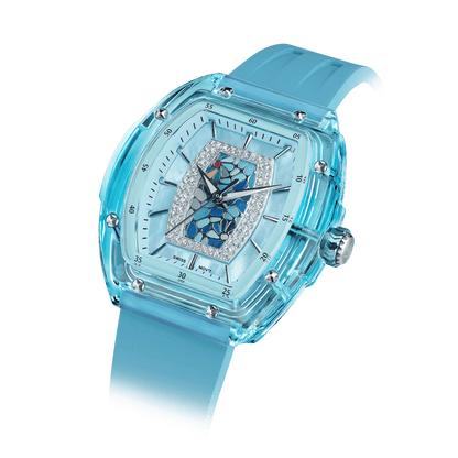 Official Tsar Bomba Swiss Acrylic Elemental Ladies Series Watch - TB8219 Nucleus Femme 02 - Top G Watches