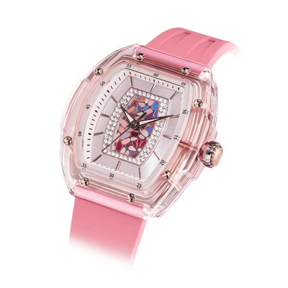 Official Tsar Bomba Swiss Acrylic Elemental Ladies Series Watch - TB8219 Nucleus Femme 02 - Top G Watches