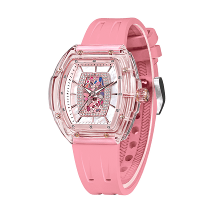 Official Tsar Bomba Swiss Acrylic Elemental Ladies Series Watch - TB8219 Nucleus Femme 02 - Top G Watches