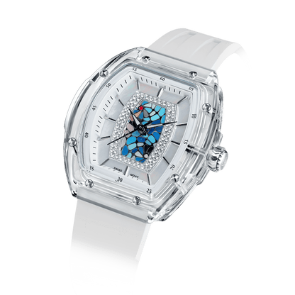 Official Tsar Bomba Swiss Acrylic Elemental Ladies Series Watch - TB8219 Nucleus Femme 02 - Top G Watches