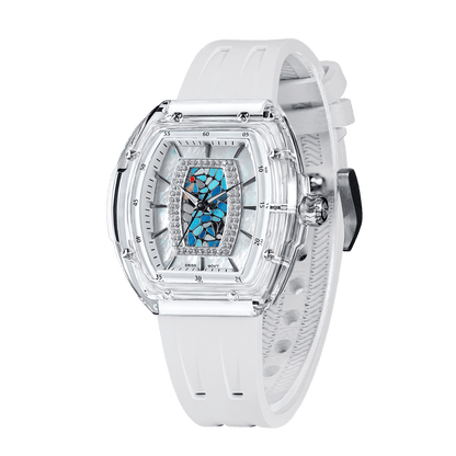 Official Tsar Bomba Swiss Acrylic Elemental Ladies Series Watch - TB8219 Nucleus Femme 02 - Top G Watches