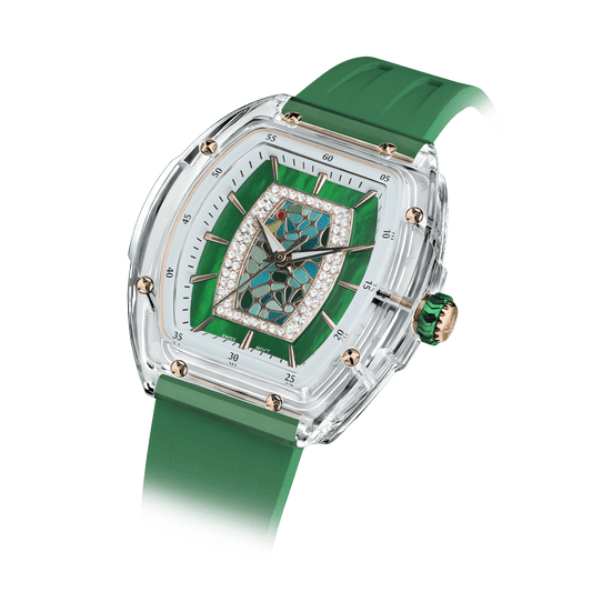 Official Tsar Bomba Swiss Acrylic Elemental Ladies Series Watch - TB8219 Nucleus Femme 02 - Top G Watches