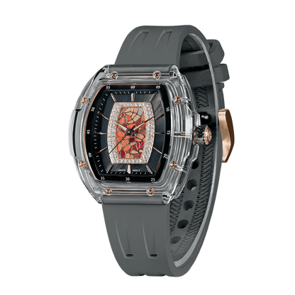 Official Tsar Bomba Swiss Acrylic Elemental Ladies Series Watch - TB8219 Nucleus Femme 02 - Top G Watches