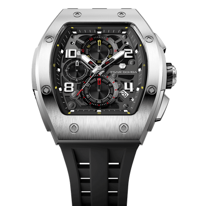 Official TSAR BOMBA Elemental Calendar Quartz Watch - TB8224Q - Top G Watches