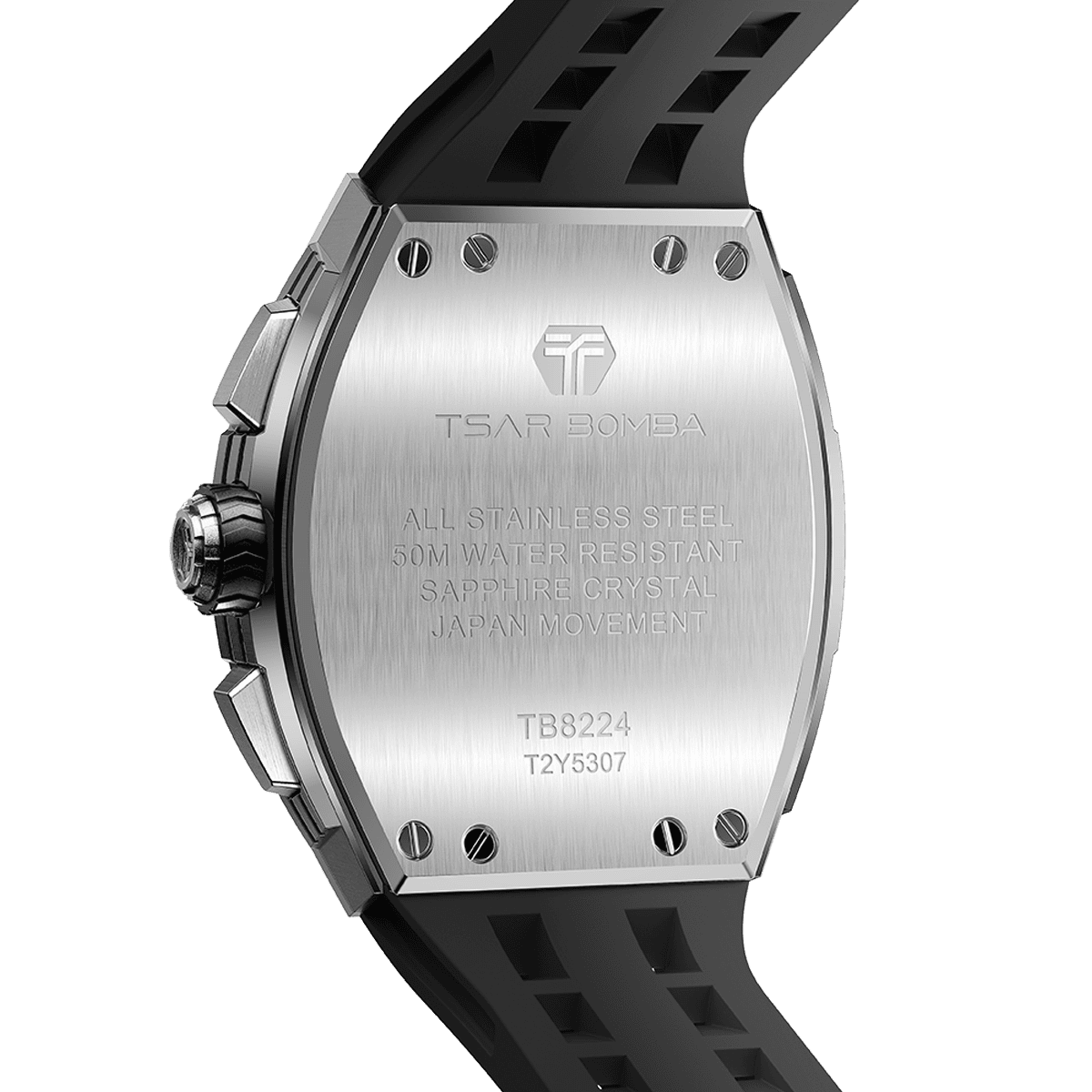 Official TSAR BOMBA Elemental Calendar Quartz Watch - TB8224Q - Top G Watches