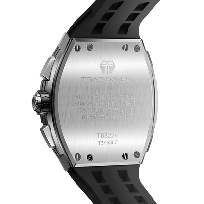 Official TSAR BOMBA Elemental Calendar Quartz Watch - TB8224Q - Top G Watches