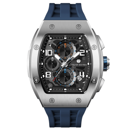 Official TSAR BOMBA Elemental Calendar Quartz Watch - TB8224Q - Top G Watches