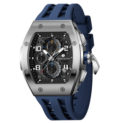 Official TSAR BOMBA Elemental Calendar Quartz Watch - TB8224Q - Top G Watches