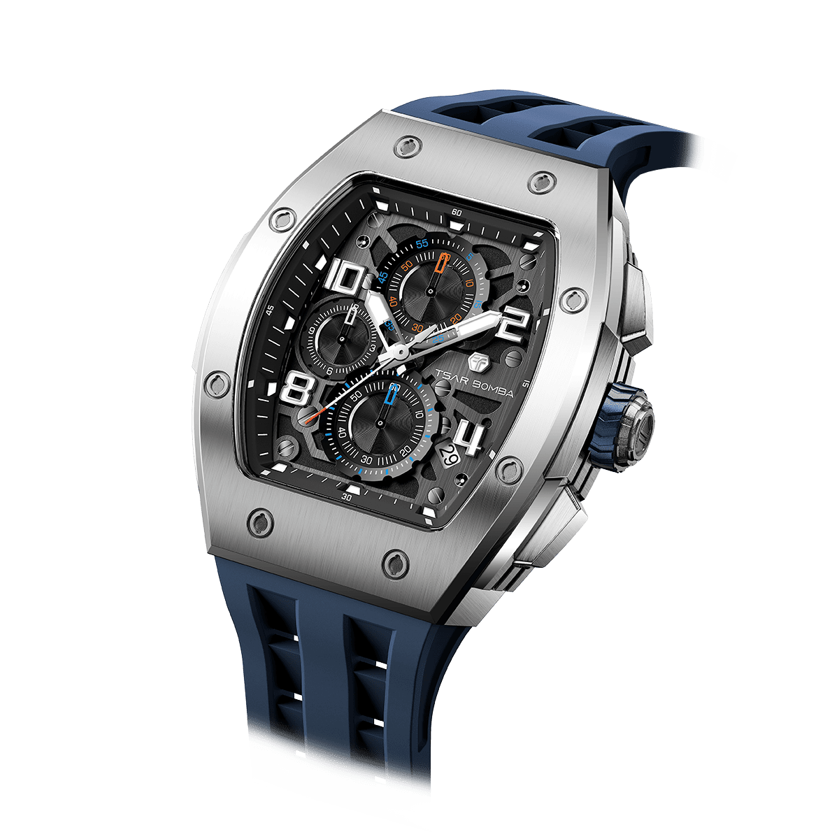 Official TSAR BOMBA Elemental Calendar Quartz Watch - TB8224Q - Top G Watches