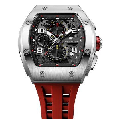 Official TSAR BOMBA Elemental Calendar Quartz Watch - TB8224Q - Top G Watches