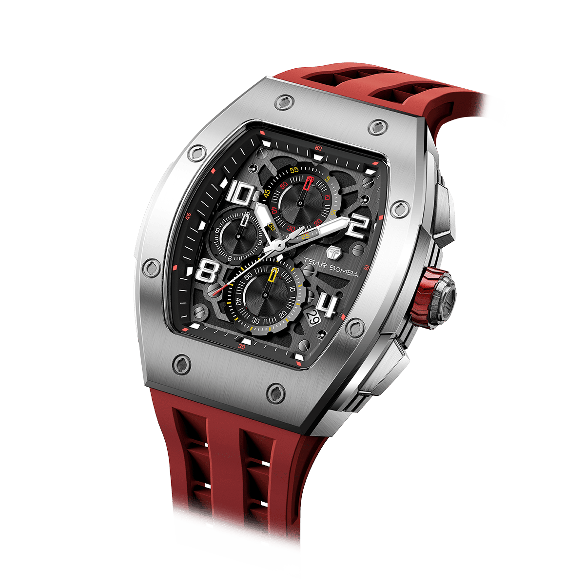 Official TSAR BOMBA Elemental Calendar Quartz Watch - TB8224Q - Top G Watches