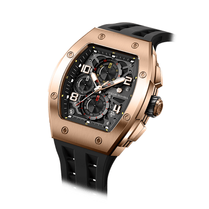 Official TSAR BOMBA Elemental Calendar Quartz Watch - TB8224Q - Top G Watches