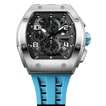 Official TSAR BOMBA Elemental Calendar Quartz Watch - TB8224Q - Top G Watches