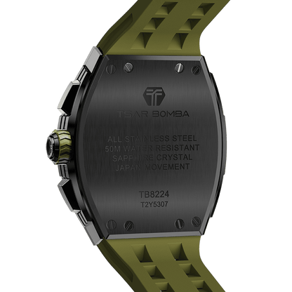 Official TSAR BOMBA Elemental Calendar Quartz Watch - TB8224Q - Top G Watches