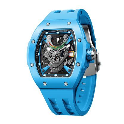 Official TSAR BOMBA TB8226C Full Ceramic Automatic Skeleton Watch – Sapphire Crystal